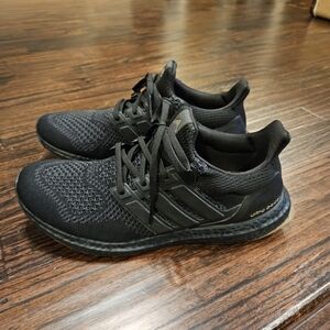 2 Pair Adidas Boost Men's Black Running Shoes 9.5